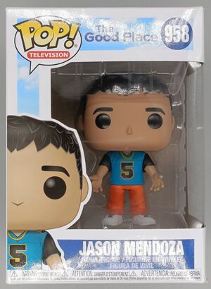 #958 Jason Mendoza - The Good Place - BOX DAMAGE
