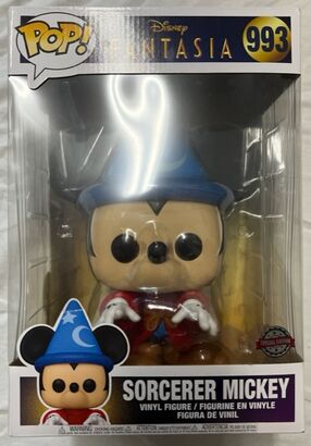 #993 Sorcerer Mickey - 10 Inch - Disney Fantasia DAMAGED