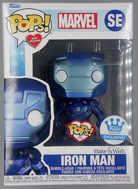 #SE Iron Man (Make A Wish) Metallic - Marvel CA Civil War