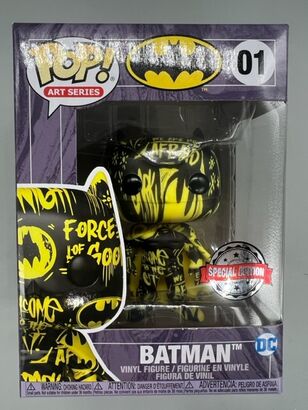 #01 Batman (Black/Yellow) - Art Series- DC