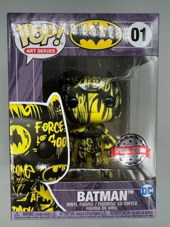 #01 Batman (Black/Yellow) - Art Series- DC