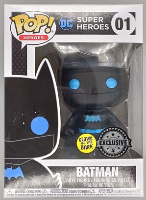 #01 Batman (Silhouette) - Glow - DC - BOX DAMAGE