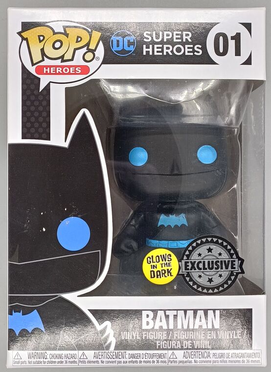 #01 Batman (Silhouette) - Glow - DC - BOX DAMAGE