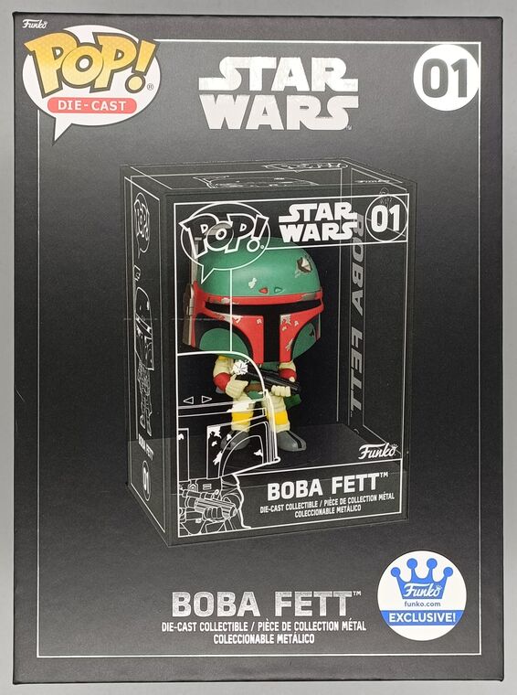 #01 Boba Fett (Silver) Chase Star Wars - DieCast
