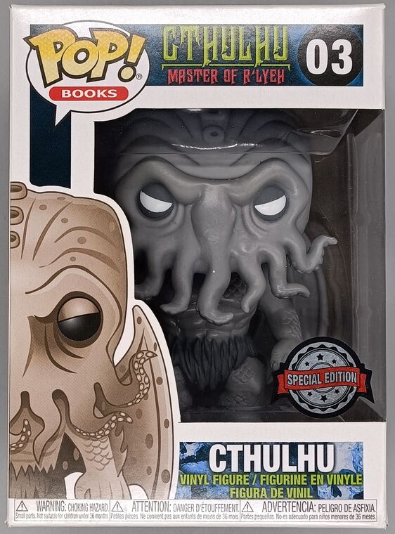 #03 Cthulhu - B&W - H.P. Lovecraft Books