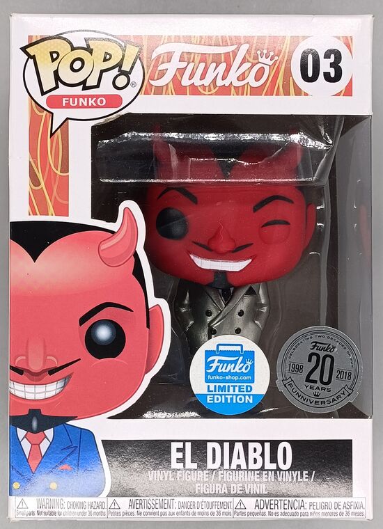 #03 El Diablo (Silver) - Funko (Originals) - BOX DAMAGE
