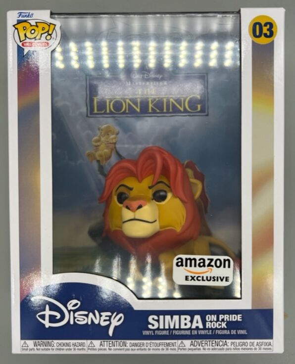 #03 Simba (on Pride Rock) Lion King VHS Covers