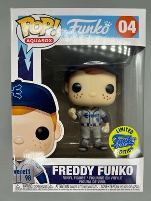 #04 Freddy Funko (AquaSox, Road) Grey Top - AquaSox