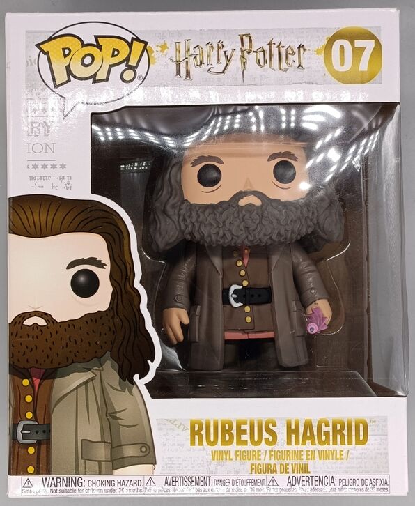 #07 Rubeus Hagrid - 6 Inch - Harry Potter - BOX DAMAGE