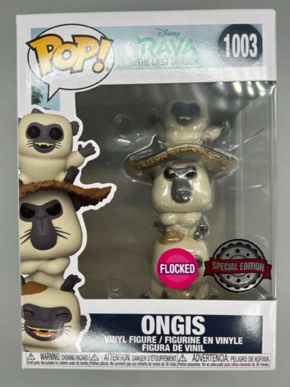 #1003 Ongis - Flocked - Disney Raya The Last Dragon DAMAGED