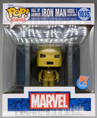 #1035 Hall of Armor: Iron Man Model 1 (Golden Armor) Deluxe