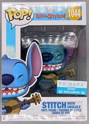 #1044 Stitch (with Ukulele) - Diamond - Disney Lilo  DAMAGED