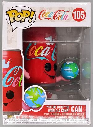 #105 Id Like to Buy the World a Coke Can - Coca Cola DAMAGED