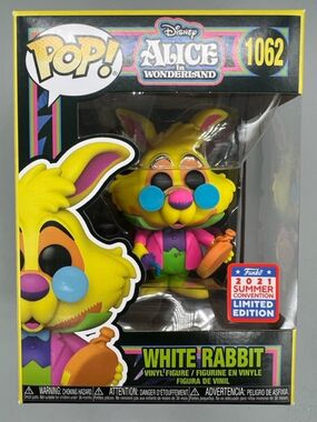 #1062 White Rabbit (Blacklight) Disney Alice In Wonderland 2