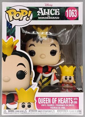 #1063 Queen of Hearts (with King) Disney Alice in BOX DAMAGE
