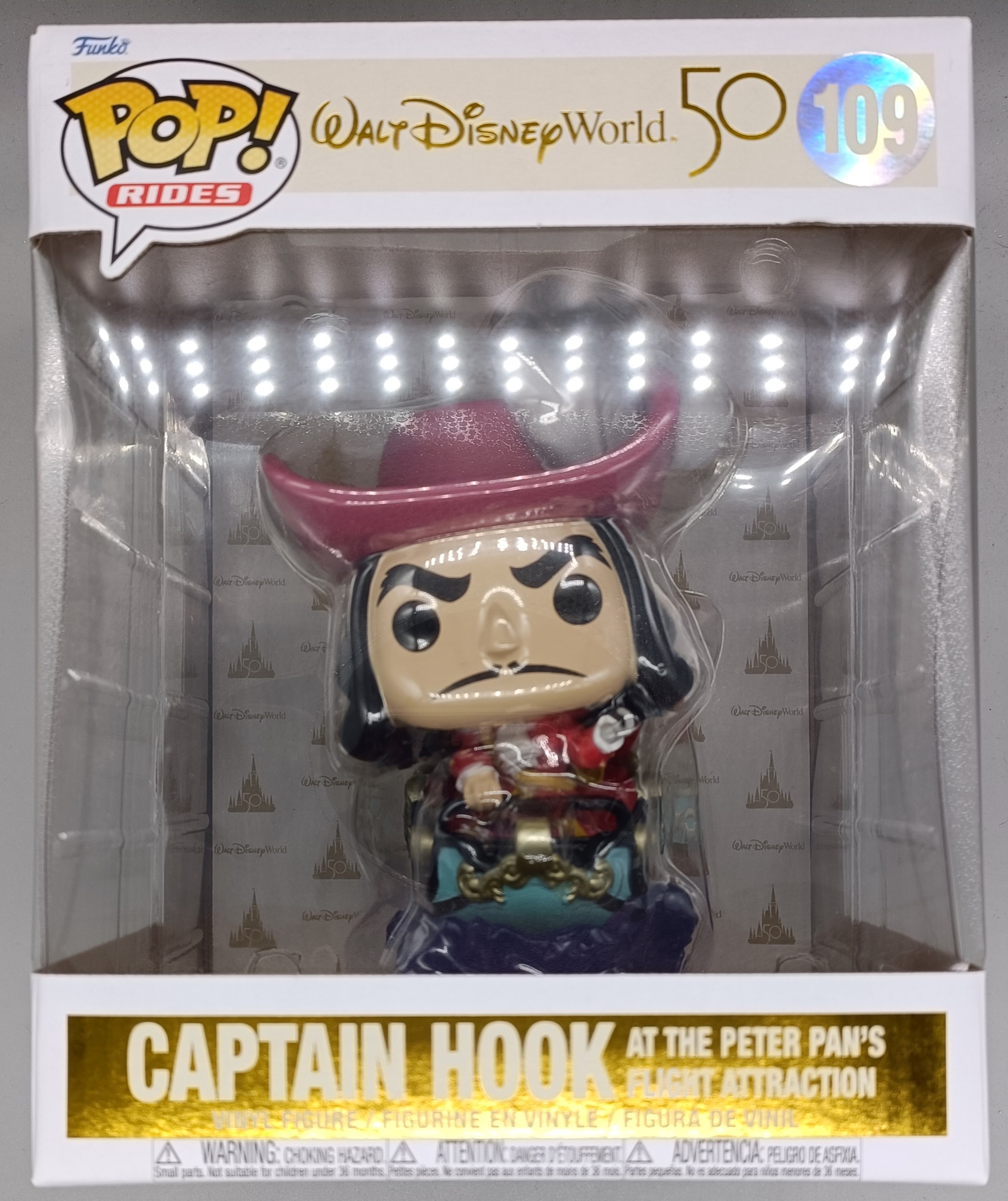 109 Captain Hook (Peter Pan's Flight Attraction) - Rides – Funko Pops