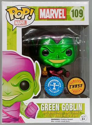 #109 Green Goblin - Metallic Chase Marvel Spider-Man DAMAGE