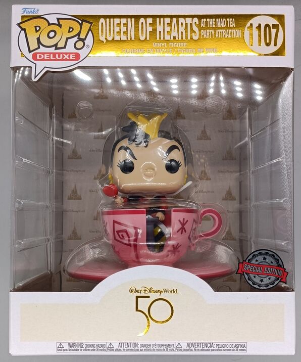 #1107 Queen of Hearts Disney Mad Tea Party Attraction