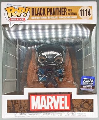 #1114 Black Panther (with Waterfall) Deluxe Marvel Black Pan