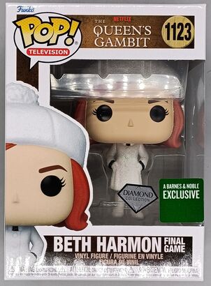 #1123 Beth Harmon (Final Game) Diamond Queens Gambit