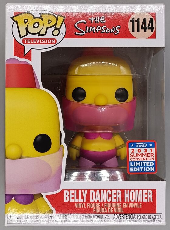 #1144 Belly Dancer Homer - The Simpsons - 2021 Con DAMAGE