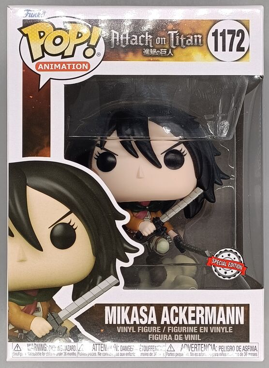 #1172 Mikasa Ackermann (Battle) - Attack on Titan