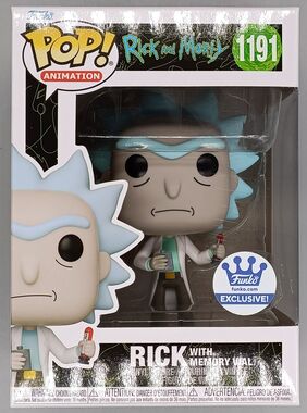 #1191 Rick (with Memory Vial) Rick and Morty - BOX DAMAGE