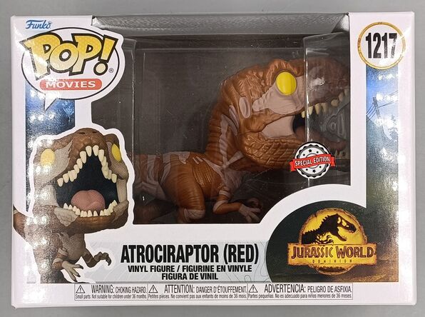 #1217 Atrociraptor (Red) -  Jurassic World Dominion