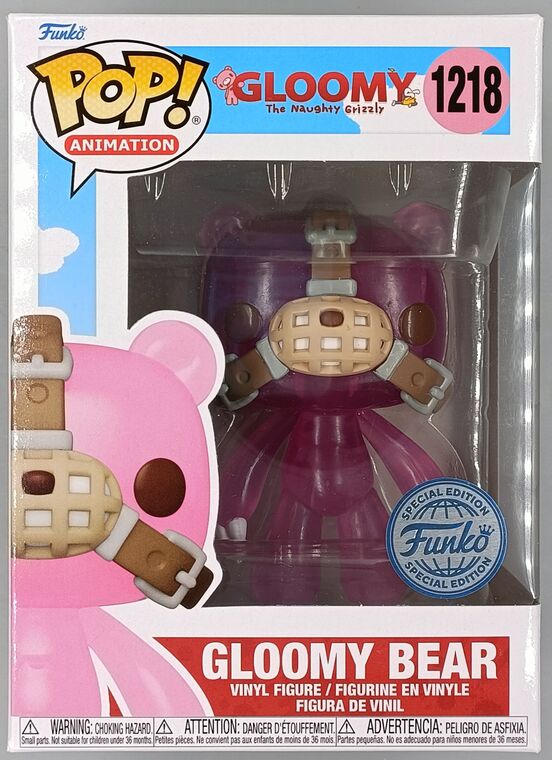 #1218 Gloomy Bear (Translucent) - Naughty Grizzly