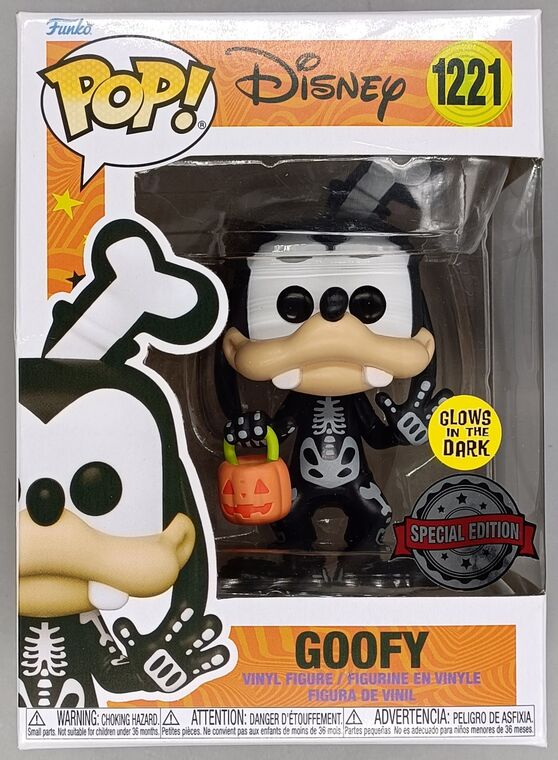 #1221 Goofy (Trick or Treat) - Glow - Disney H - BOX DAMAGE