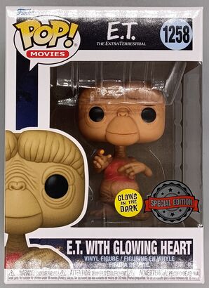 #1258 E.T. Glowing Heart Glow  E.T. The Extra-Terrestrial