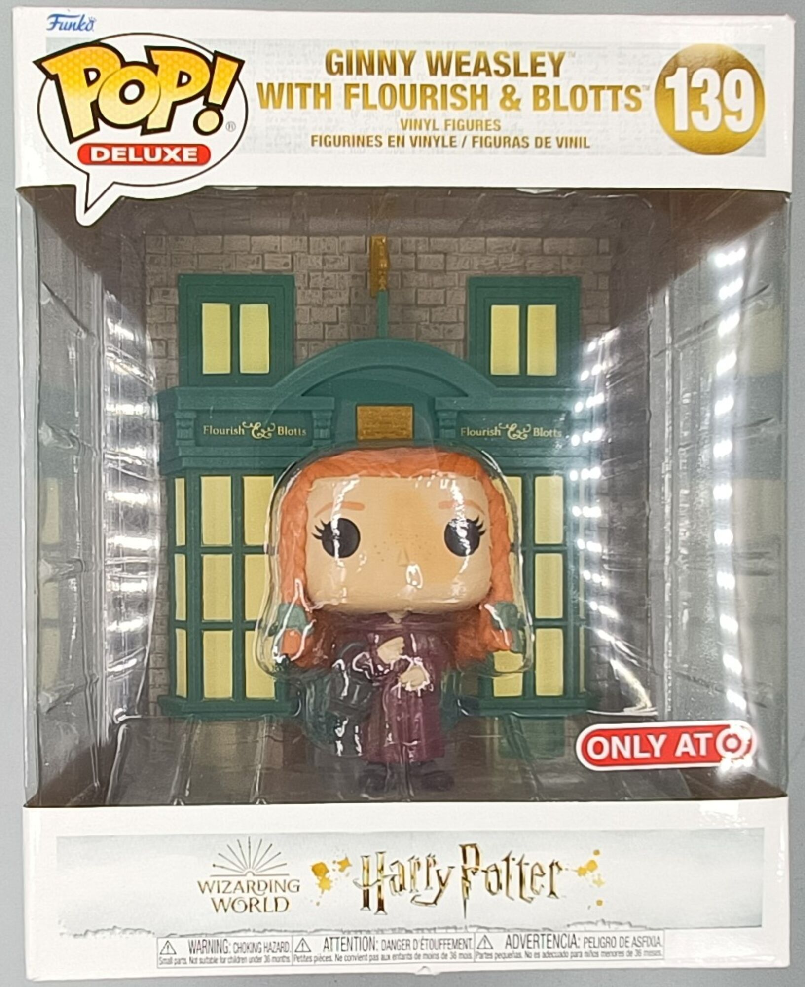 Harry Potter - Ginny Weasley with Flourish & Blotts Diagon Alley Deluxe Pop! Vinyl Figure