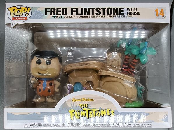 #14 Fred Flintstone (with House) - Town - Flintstones