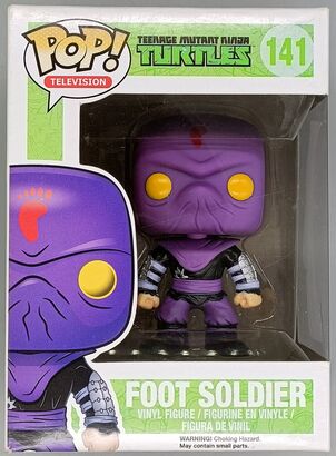 #141 Foot Soldier -  Teenage Mutant Ninja Turtles BOX DAMAGE