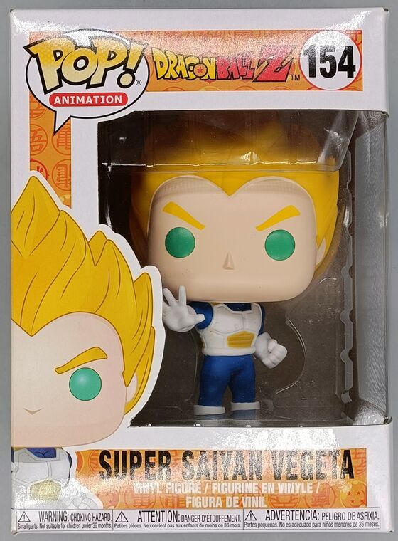 #154 Super Saiyan Vegeta - Dragon Ball Z - BOX DAMAGE