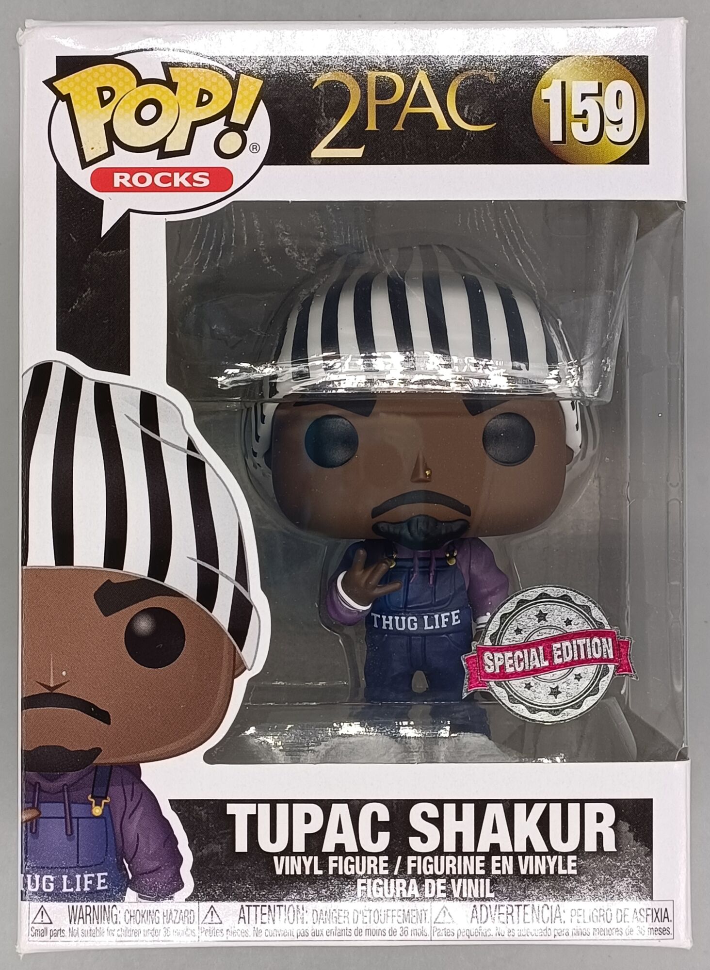 #159 Tupac Shakur (Thug Life) - 2Pac - BOX DAMAGE – Funko Pops