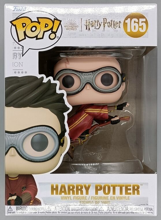 #165 Harry Potter w/Broom (Quidditch) - Harry Potter
