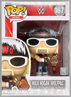 #167 Hulk Hogan Wolfpac - WWE - BOX DAMAGE