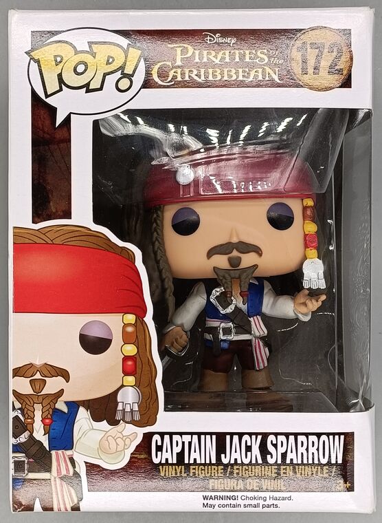 #172 Captain Jack Sparrow Disney Pirates of the Cari DAMAGE