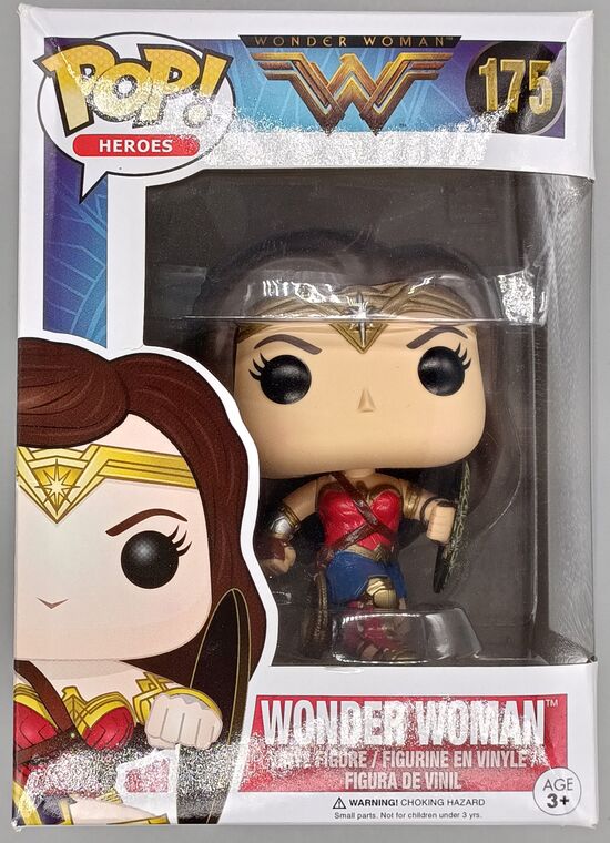 #175 Wonder Woman (Shield) - DC Wonder Woman - BOX DAMAGE