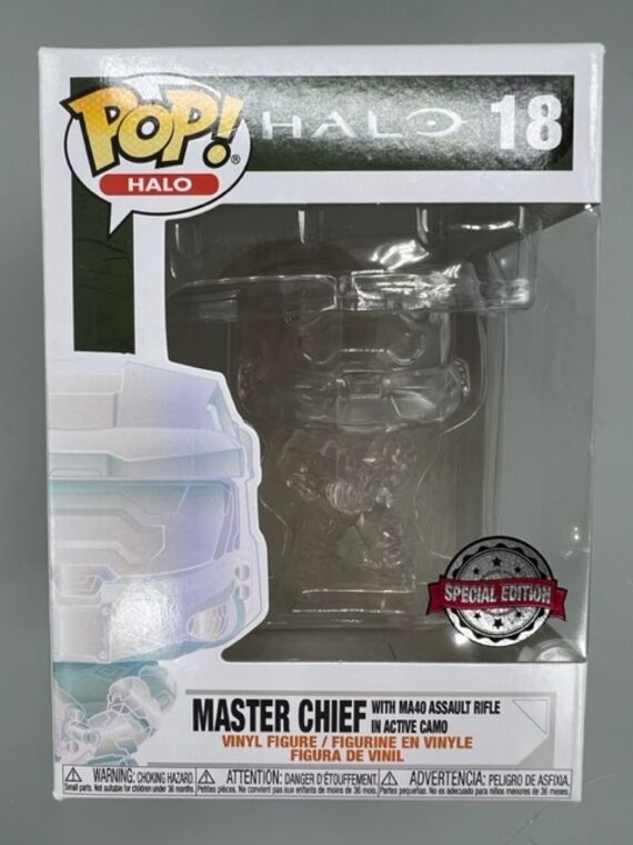 #18 Master Chief (with MA40 Assault Rifle in Active Camo) Ha