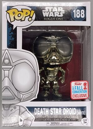 #188 Death Star Droid (White) Chrome - Star Wars - 2017 Con