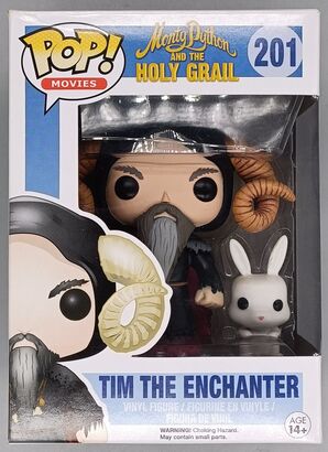#201 Tim the Enchanter (w/ Rabbit) Monty Python's Hol DAMAGE