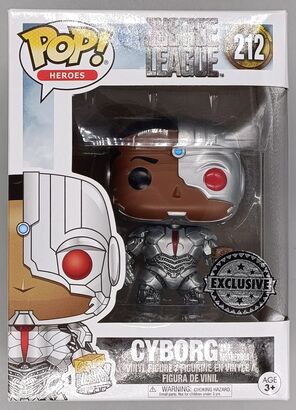 #212 Cyborg (and Motherbox) - Justice League - BOX DAMAGE