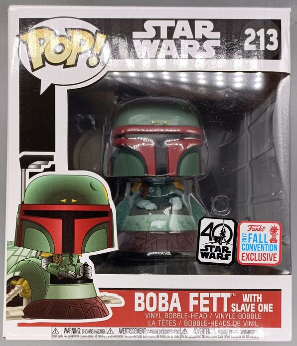#213 Boba Fett (with Slave One) - Deluxe - Star Wars DAMAGE