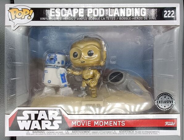 #222 Escape Pod Landing - Movie Moment - Star Wars DAMAGED