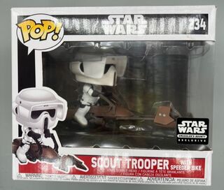 #234 Scout Trooper (with Speeder Bike) Deluxe Star Wars Smug