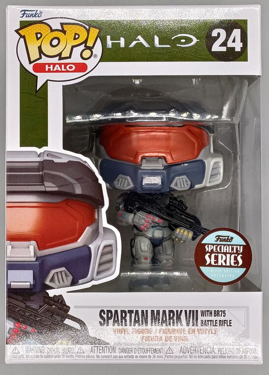#24 Spartan Mark VII (with BR75 Battle Rifle) - Halo