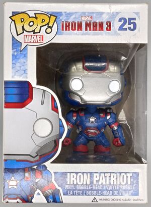 ##25 Iron Patriot - Marvel Iron Man 3 - BOX DAMAGE