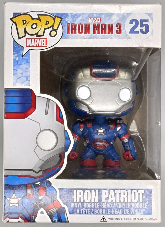 ##25 Iron Patriot - Marvel Iron Man 3 - BOX DAMAGE